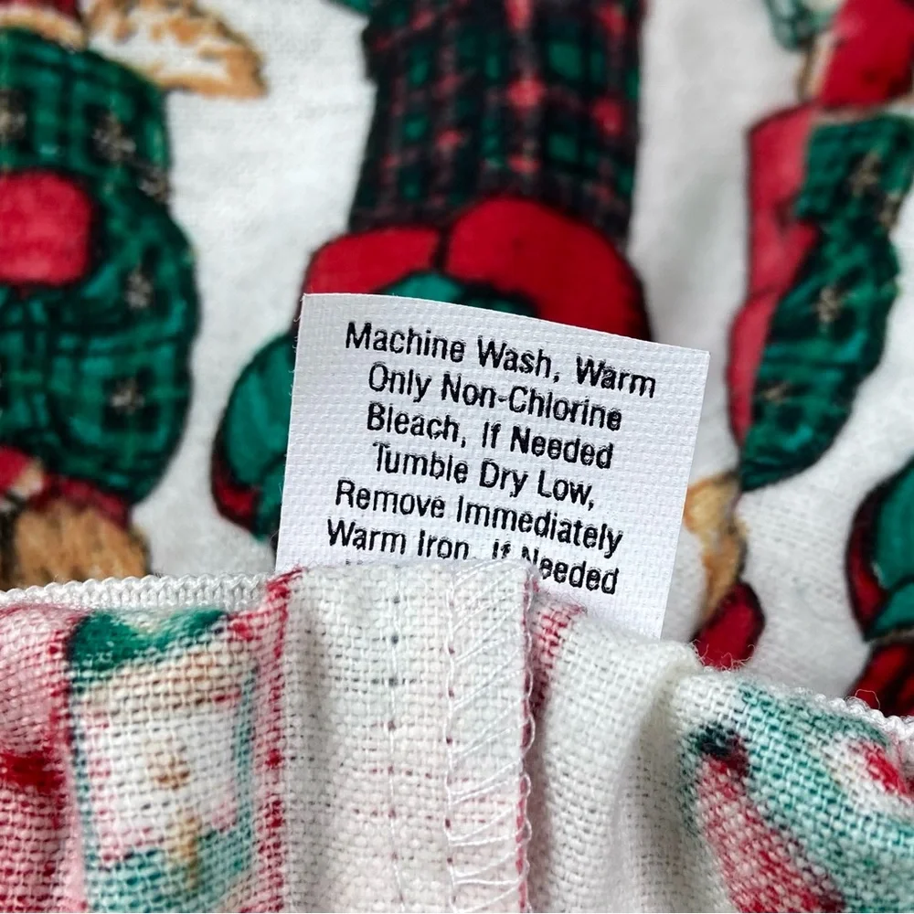 Joe Boxer Vintage Flannel Christmas Caroling Dogs Pajama Shorts